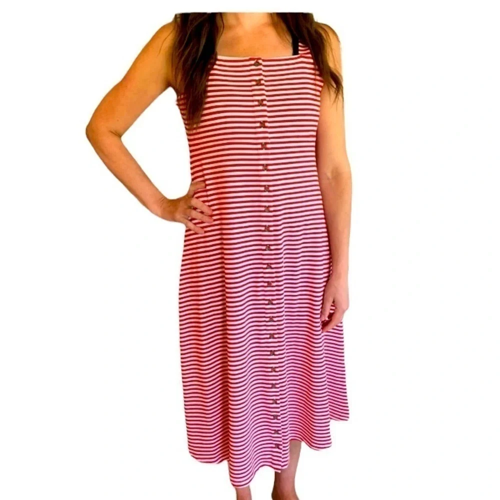 cremieux maxi dress Cremieux Dress Women's Size 4 Maxi Drop Waist Maxi white Khaki Yellow 33